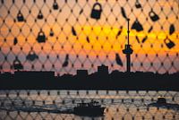 Locks of Love at Sunset