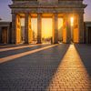 Berlijn Brandenburger Tor Zonlicht van Iman Azizi