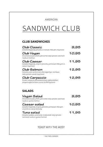 Club Sandwich par The Pixel Corner