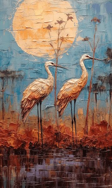 Serenade Under Moonlight by Art Lovers