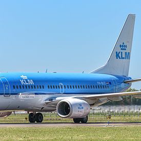 KLM Boeing 737-700 passenger aircraft. by Jaap van den Berg