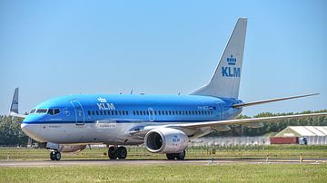 KLM Boeing 737-700 passagiersvliegtuig.
