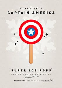 My SUPERHERO ICE POP - Captain America van Chungkong Art