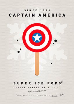 My SUPERHERO ICE POP - Captain America van Chungkong Art
