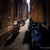 Scooter steegje Corfu