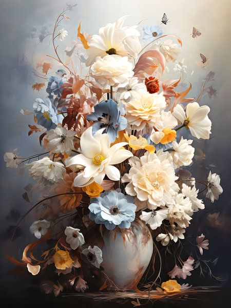 Beige Blossom n.1 by Your unique art