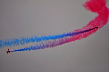 The Red arrows by Pyter de Roos