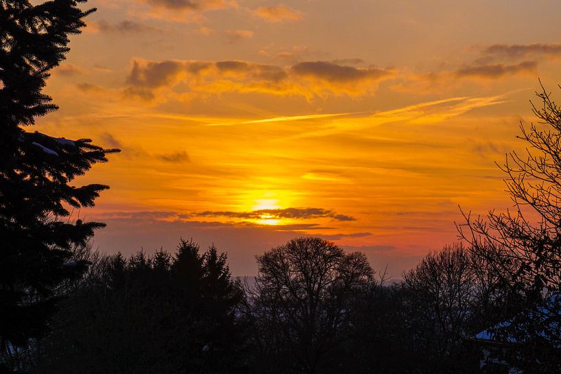 Mooie zonsondergang van Nynke Nicolai