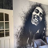 Photo de nos clients: Bob Marley par Sketch Art, sur fond d'écran