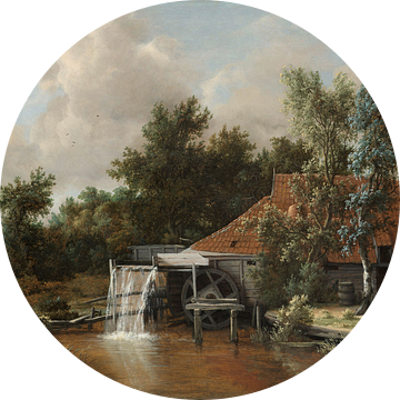 Een watermolen, Meindert Hobbema