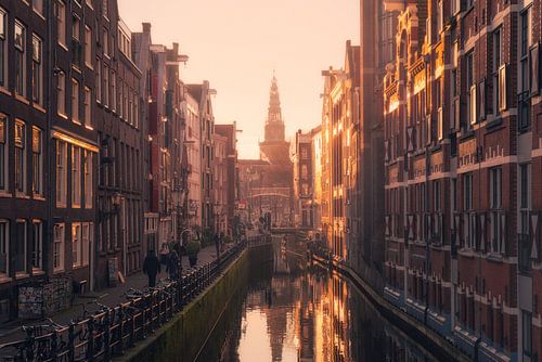 Streets and canals of Amsterdam - Golden Hour