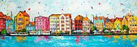 Handelskade bij dag Curaçao