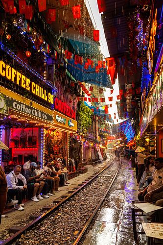 Train Street Hanoi, Vietnam