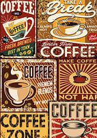 oude poster koffie