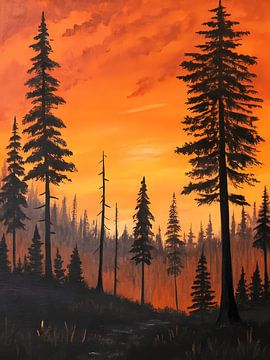 Ember Forest by Artistic