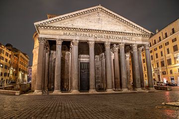Rome - het Pantheon bij nacht