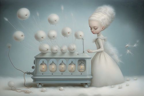 Cotton ball production