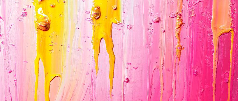 Colourful colour gradients - drop structure by Poster Art Shop