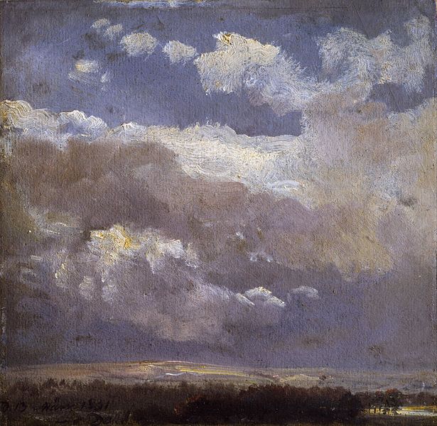 Thunderclouds, Johan Christian Dahl par Des maîtres magistraux