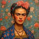 Frida poster kunstdruk van Niklas Maximilian thumbnail
