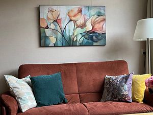 Tulpen Abstract Aquarel