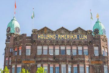 Old building of the Holland America shipline in Rotterdam van Patricia Hofmeester