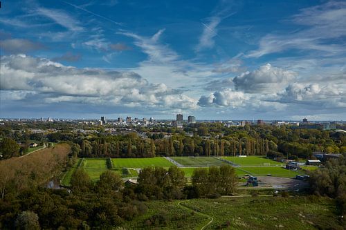 The Buytenpark from SnowWorld towards Zoetermeer