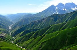 Rivière Naryn, Kirghizstan, 2022