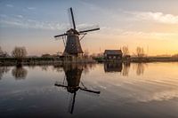 Windmills Kinderdijk Sunrise