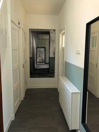 An abandoned villa with beautiful doors