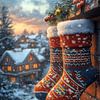 Chaussettes de Noël sur Lae