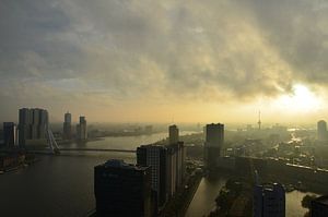 Tempête d'automne sur Rotterdam