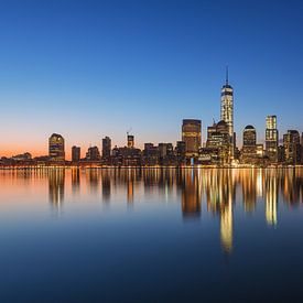 New Yorkse skyline van Robin Oelschlegel