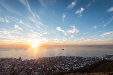 Sea Point View, Kaapstad, Zuid-Afrika van Mark Wijsman