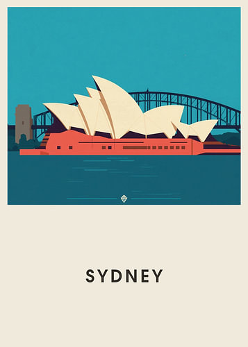 Sydney – Mid-Century travel poster