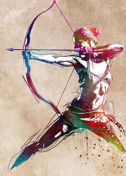 Archery sport art #archery by JBJart Justyna Jaszke
