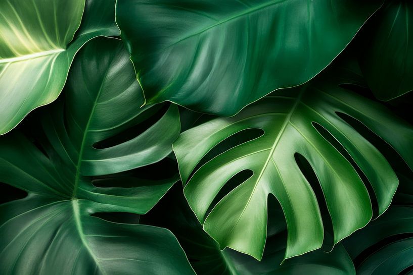 Tropisches Blattwerk von Poster Art Shop