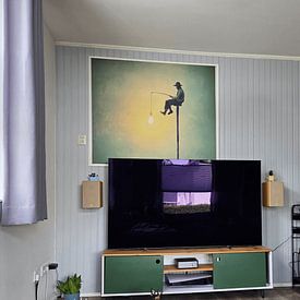 Kundenfoto: Leichter Fischer von But First Framing, auf Leinwand