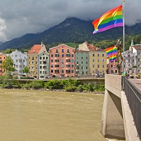 Innsbrucker Altstadt in Österreich von Martine Moens