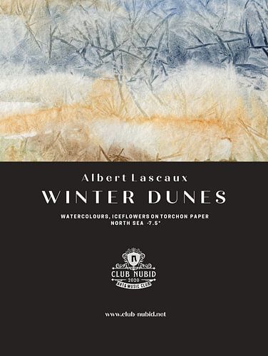 Albert Lascaux "Winter in the Dunes&quot ; Watercolours, North Sea -7,5°, 2011