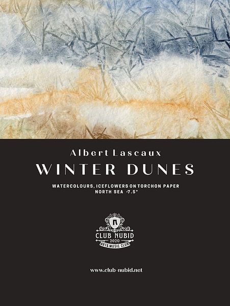 Albert Lascaux &quot;Winter in the Dunes&quot; Watercolours, North Sea -7,5°, 2011 by Albert Lascaux