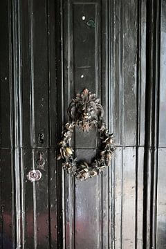 Porte avec lion à Lisbonne