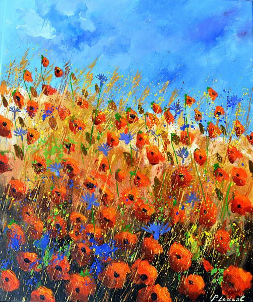 Red poppies by pol ledent