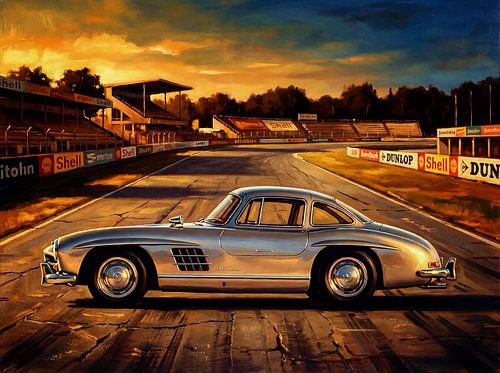 Mercedes-Benz 300 SL Gullwing Racebaan
