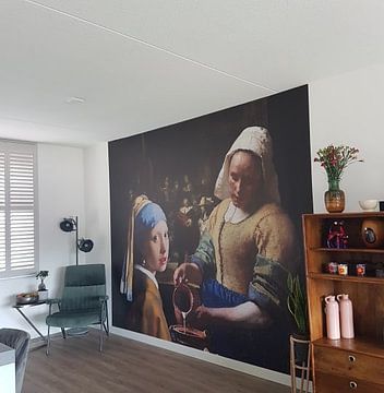 Kundenfoto: Das Mädchen mit dem Perlenohrgehänge - das Milchmädche - Johannes Vermeer