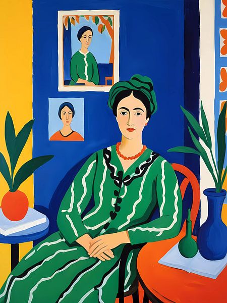 Portrait in Vibrant Hues by haroulita
