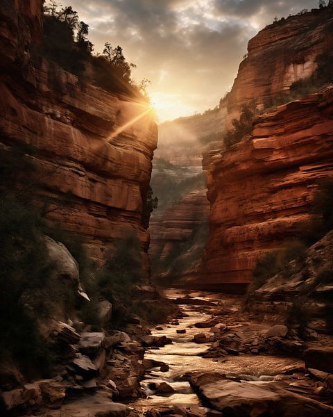 Goldene Stunde von fernlichtsicht