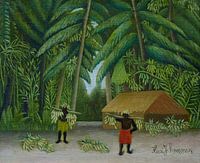 Banana Harvest (ca. 1907–1910) by Henri Rousseau.