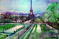 Parijs, Trocadéro met Eiffeltoren