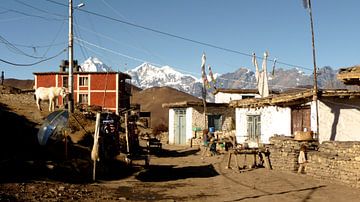 'Muktinath', Annapurna gebergte- Nepal van Martine Joanne